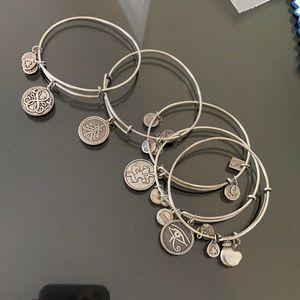 Lot of 5 Alex and Ani bracelets